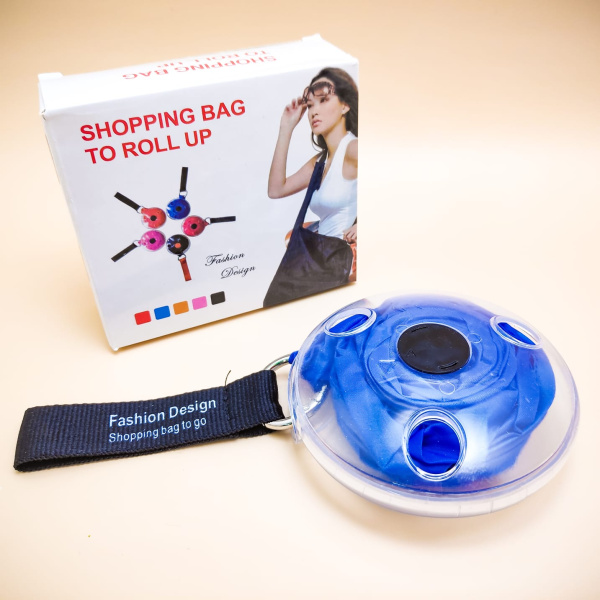 Сумка шоппер складная Nautiloop Roll-Up Bag для покупок Красная