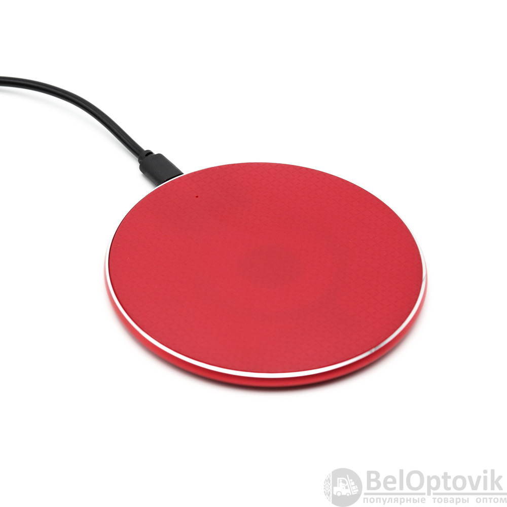 Беспроводное зарядное устройство Flappy 10W, красный