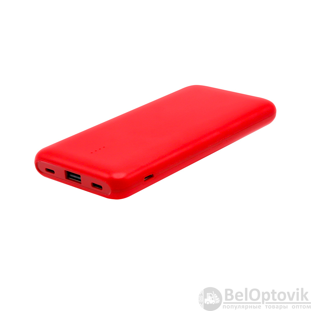 Внешний аккумулятор Saming, 10000mAh, красный