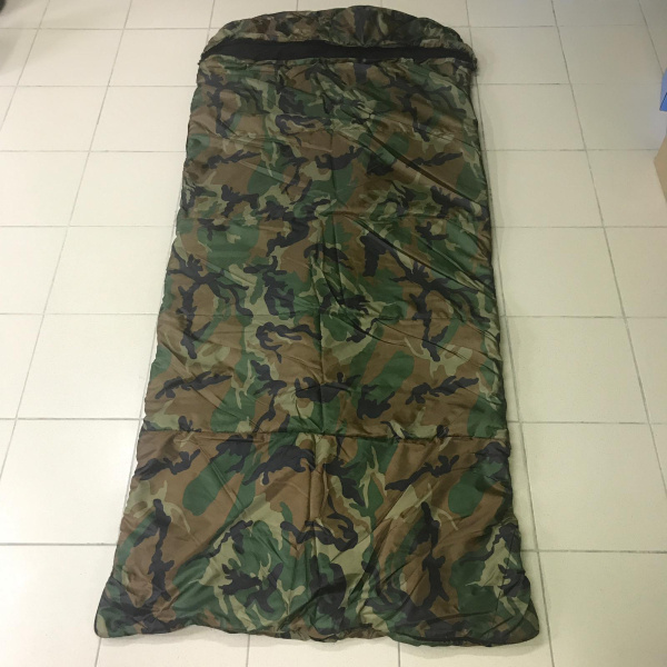 Спальный мешок с подголовником «Stalker Military Style» одеяло (225*95, изософт, до -5С), РФ Хаки