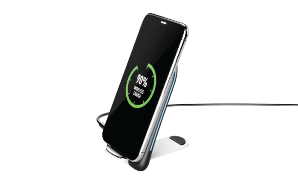 БЗУ FOLD, QI, 15W, black, OLMIO
