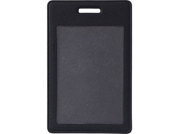 Чехол для пропуска с ретрактором «Favor», Цвет черный