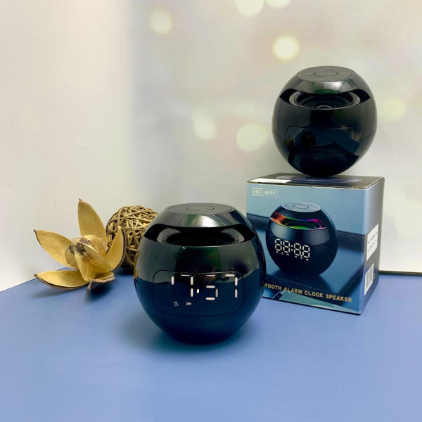 Беспроводная bluetooth колонка Forza с встроенными часами и будильником