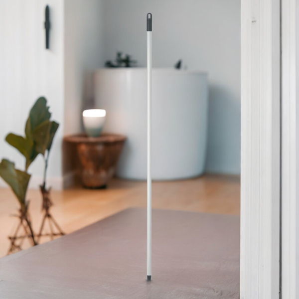 Рукоятка стальная резьбовая для держателей насадок на швабру, 130 см