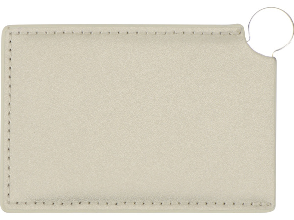 Зеркало в чехле «Style», Цвет серебристый, бежевый