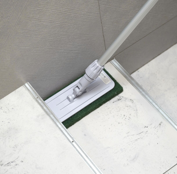 Губка-пад зеленая, средней жесткости, нейлон, 25*12*2 см HQ Profiline