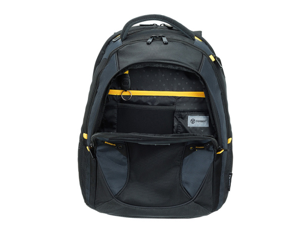 Рюкзак «МЕГАПОЛИС» с отделением для ноутбука 15.6", Цвет черный/серый