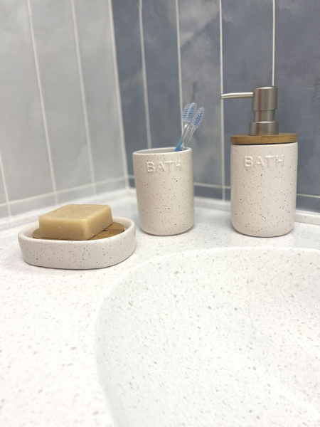 Стакан для ванной Каникулы на Бали, керамика