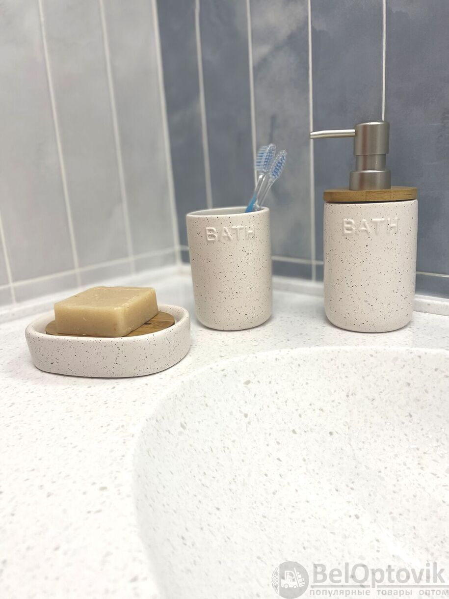 Стакан для ванной Каникулы на Бали, керамика