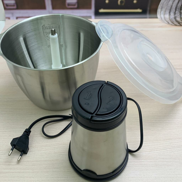 Многофункциональная мясорубка Meat grinder - 1888 (2 скорости, 4 ножа, металлическая чаша 3 л). Молния