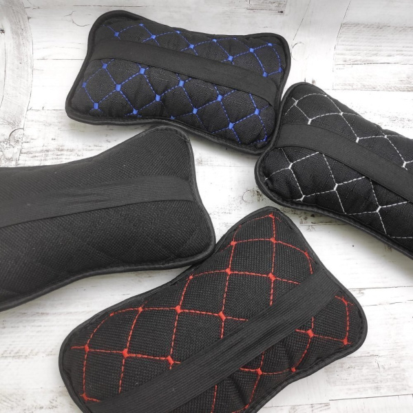 Модельные автонакидки на передние сиденья (льняной комплект) PREMIUM без боковой части + ПОДУШКА в подарок