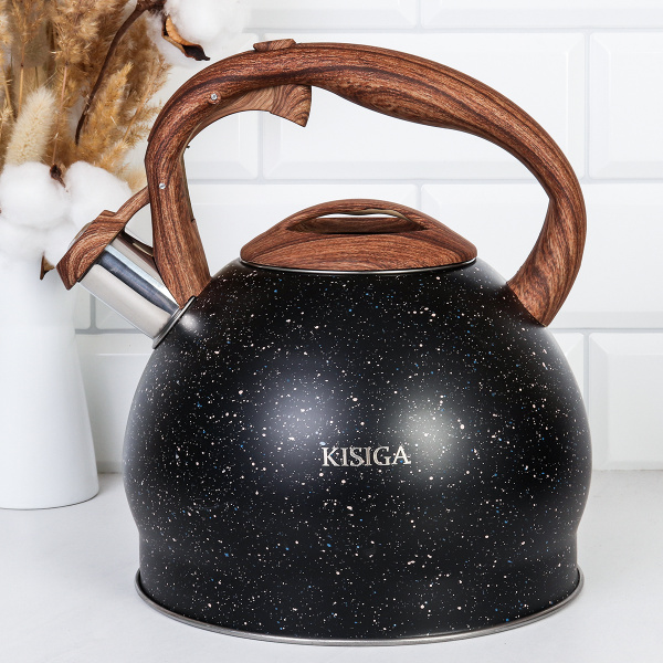 Чайник 3,0 л,ручка Soft Touch/ KISIGA / KBW-427 /уп 12/ 0,76/индукция / трехслойное дно