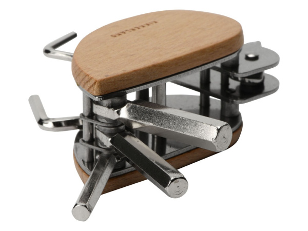 Мультитул в форме птицы «Bird», Цвет серебристый/натуральный