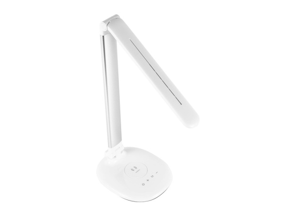 Настольная лампа с быстрой беспроводной зарядкой «LED POWER», Цвет белый