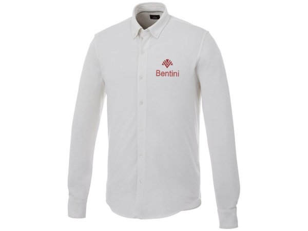 Рубашка «Bigelow» мужская с длинным рукавом, Размер L, Цвет белый