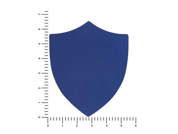 Патч «Щит», soft-touch, Цвет синий