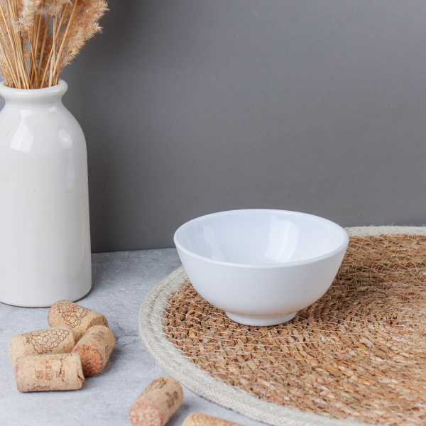 Пиала 280 мл 110 мм белая / W45/3(white) /уп 3/72/ 743167