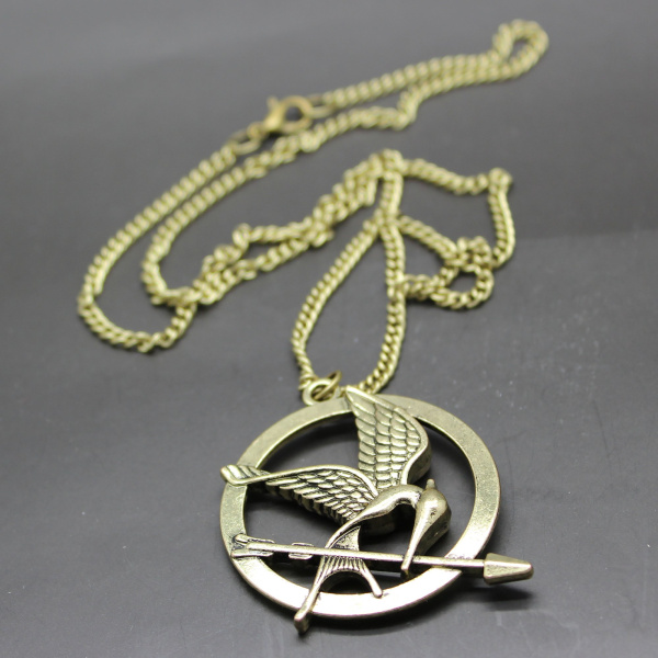 Кулон Сойка-пересмешница с цепочкой