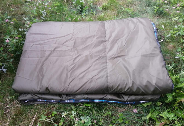 Спальный мешок с капюшоном Yagnob Marko Polo -20, левосторонний, HOLLOW FIBER, фланель (240х180) РБ