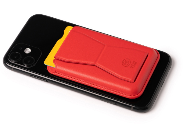 Картхолдер с подставкой «Sekun», Цвет красный