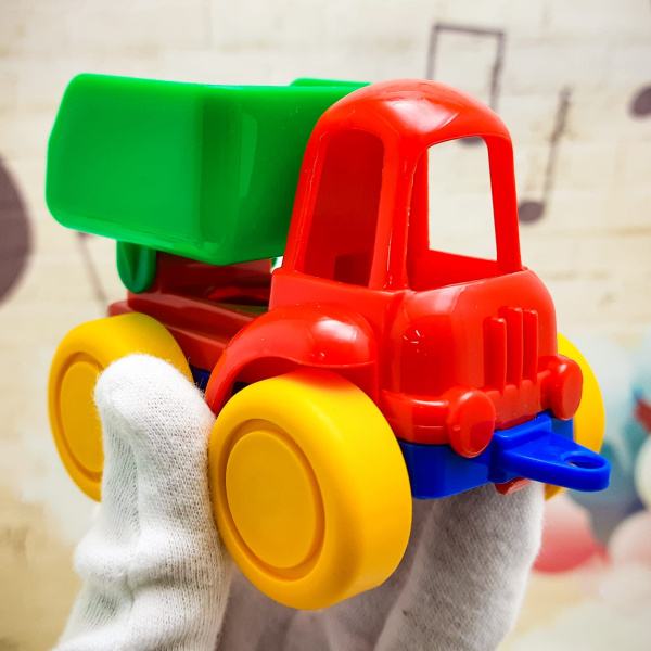 Набор для творчества GENIO KIDS Умный кинетический песок Большая стройка Премиум (песок 1 кг, 2 машинки, песочница)