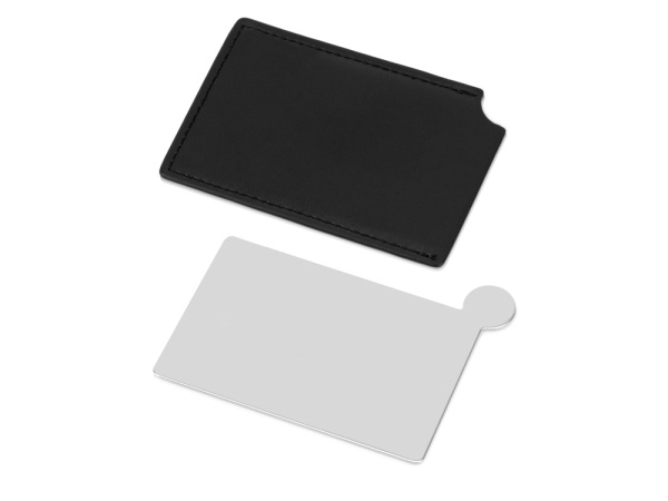 Зеркало в чехле «Style», Цвет серебристый, черный