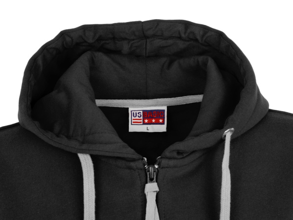 Толстовка на молнии "Perform" женская, Размер L, Цвет черный