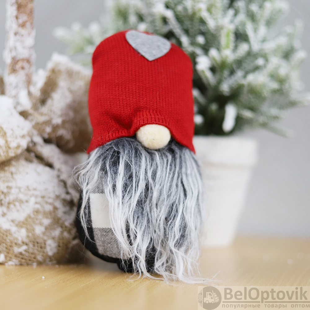 Новогоднее украшение рождественские гномы Кросси, 1 штука