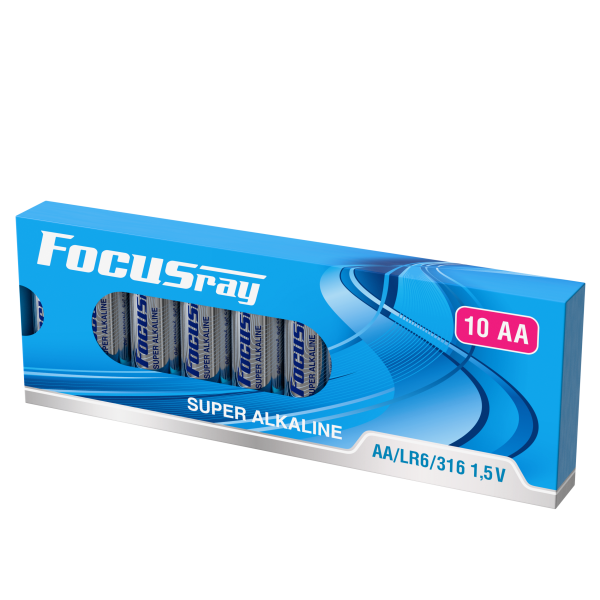 FOCUSray SUPER ALKALINE LR6/BOX10 1/24/48 батарейка, шт (10 шт)