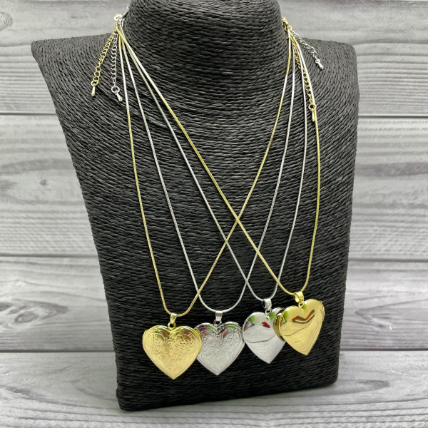 Кулон - тайник Сердце на цепочке