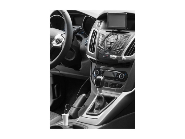 Адаптер автомобильный «Pole», Цвет белый