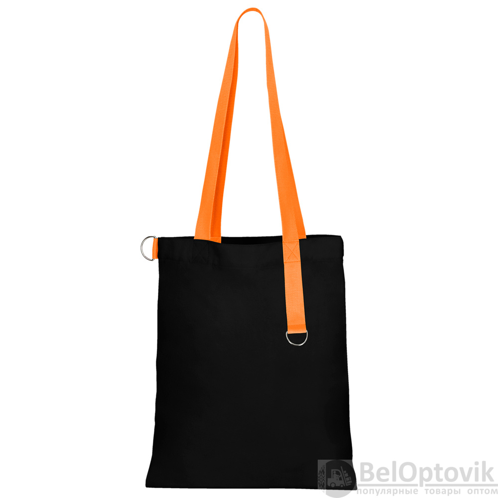 Сумка для покупок Black GLOW 325 г/м² с ремувкой, оранжевая