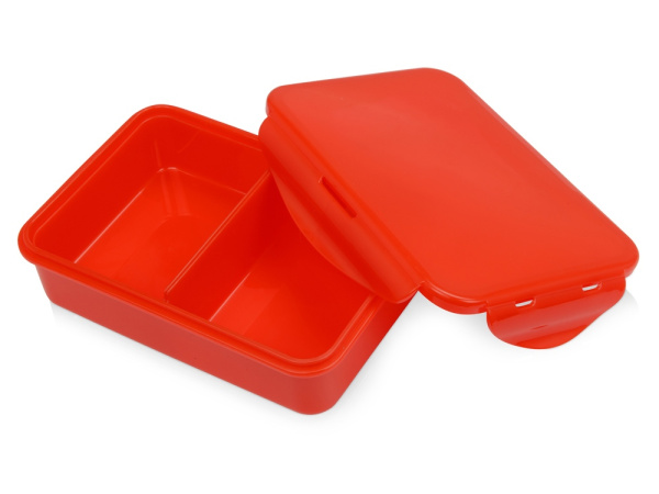 Герметичный ланч-бокс «Foody» с двумя секциями, 650 мл Цвет красный