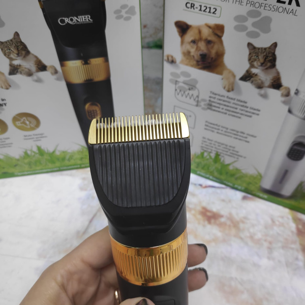 Керамическая машинка для стрижки животных Cronier professional CR-1212