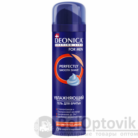 Гель для бритья 200 мл, DEONICA FOR MEN "Максимальная защита", 4600104035586