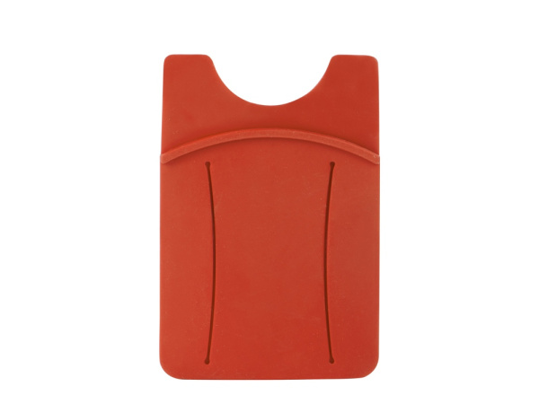 Картхолдер для телефона с держателем «Trighold», Цвет красный