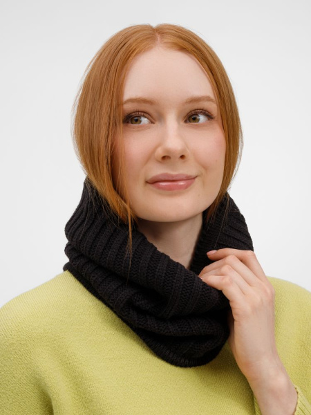 Снуд ComFleece, черный, 28х27 см