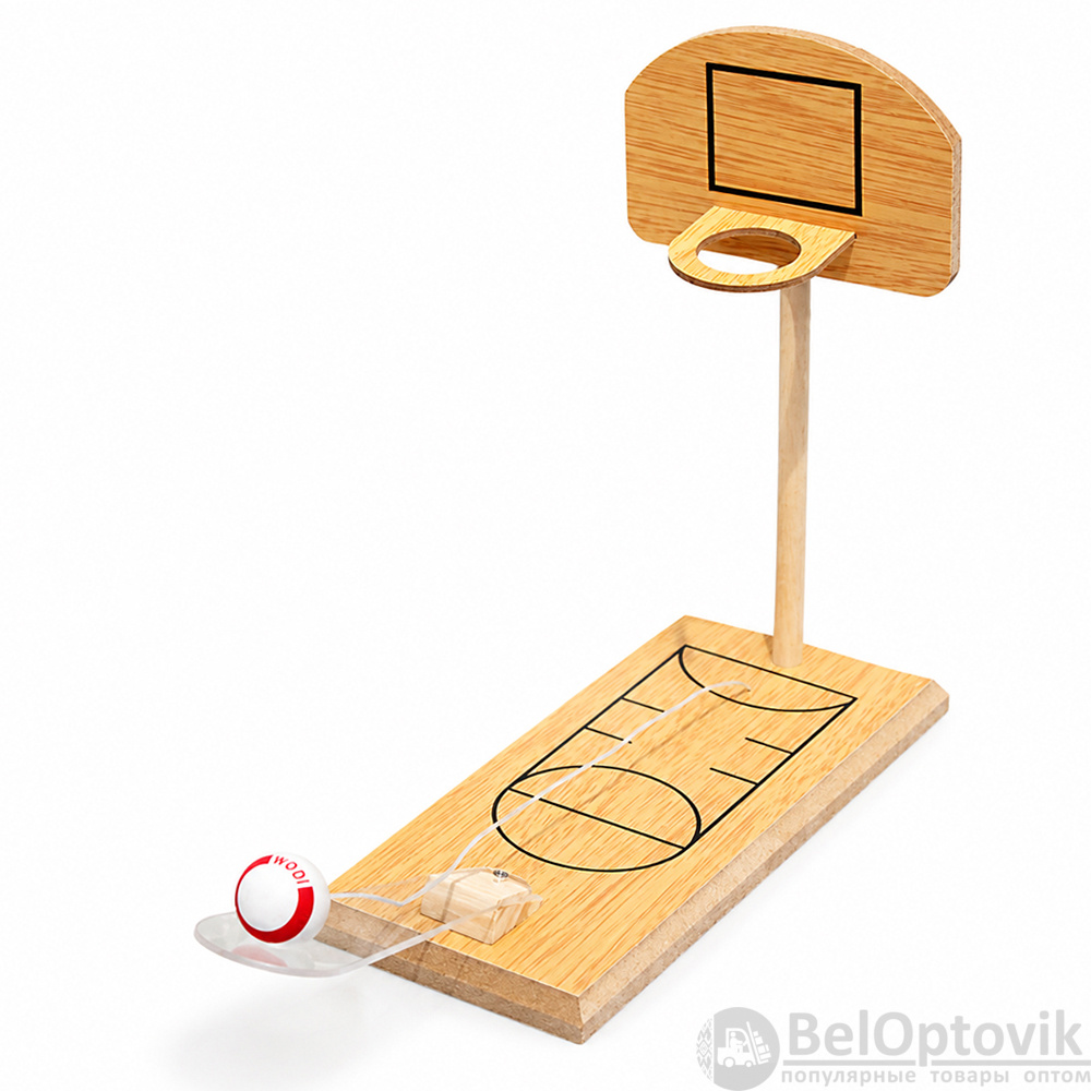 Настольная игра мини-баскетбол Win Shot, бежевый