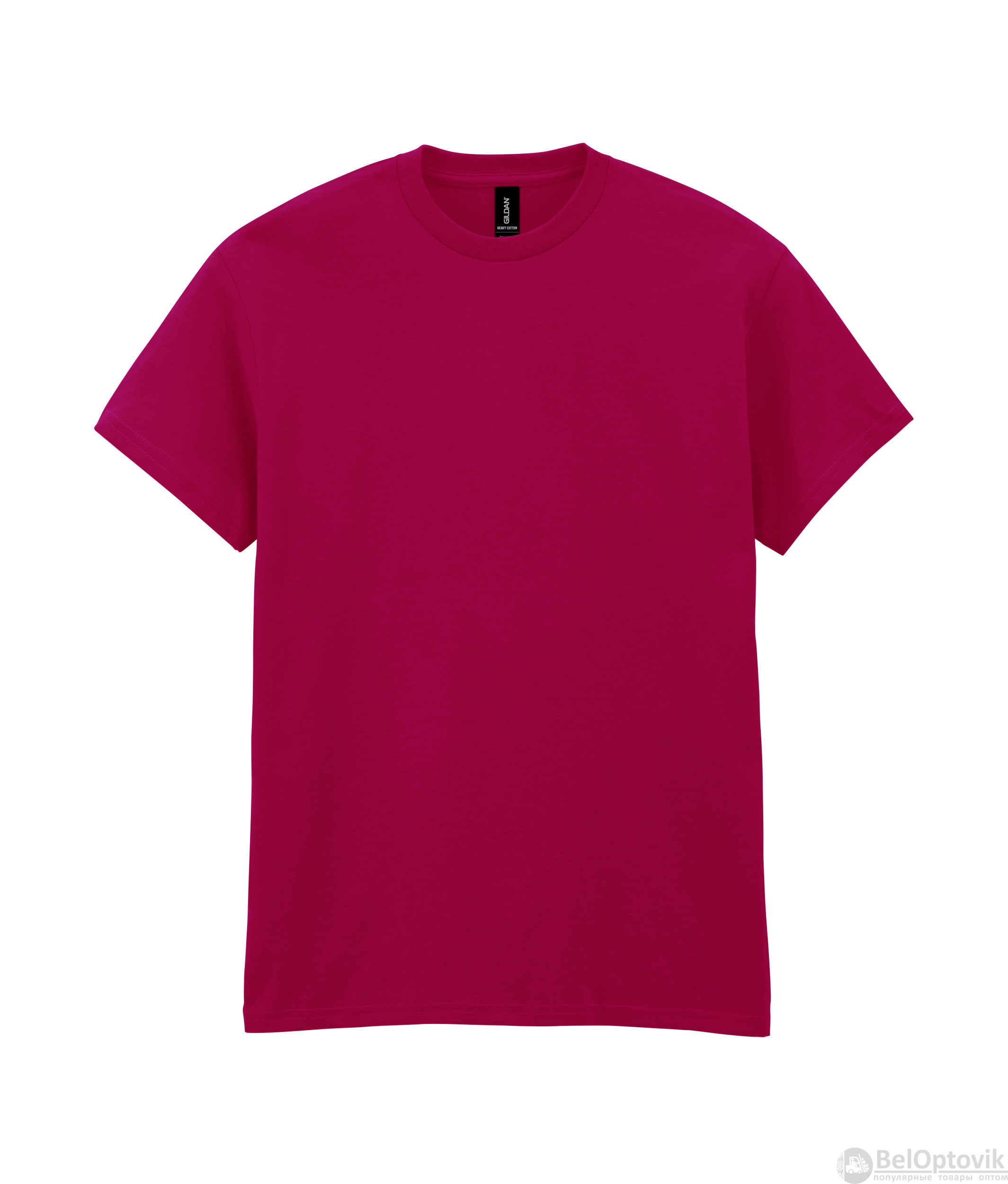 Футболка HEAVY COTTON, ТЕМНО-ВИШНЕВЫЙ 2XL