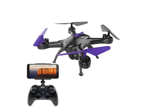 Радиоуправляемый квадрокоптер «FALCON X FPV», Цвет черный/фиолетовый