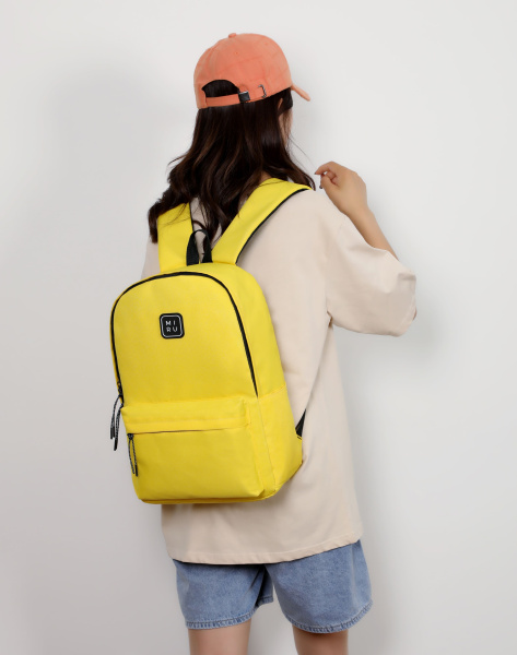 Рюкзак для ноутбука City Extra Backpack 15,6", желтый / Удобный органайзер для ручек, телефона, планшета или ноутбука