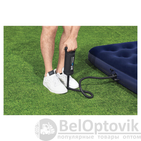 Надувной матрас 152х203х22 см с подушками и насосом, до 300 кг, BESTWAY, 67374