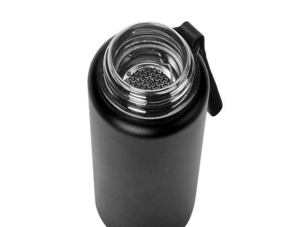 Вакуумный термос «Story», Цвет черный, серебристый