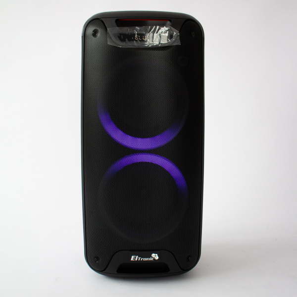Напольная акустическая система Eltronic DANCE BOX 400 Watts арт. 20-32 с беспроводным микрофоном, LED-подсветкой и RGB светомузыкой, пультом дистанционного управления
