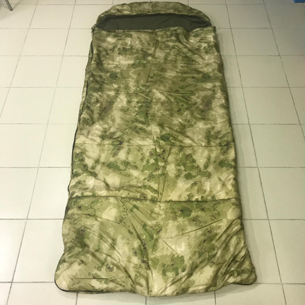 Спальный мешок с подголовником «Stalker Military Style» одеяло (225*95, изософт, до -10С), РФ