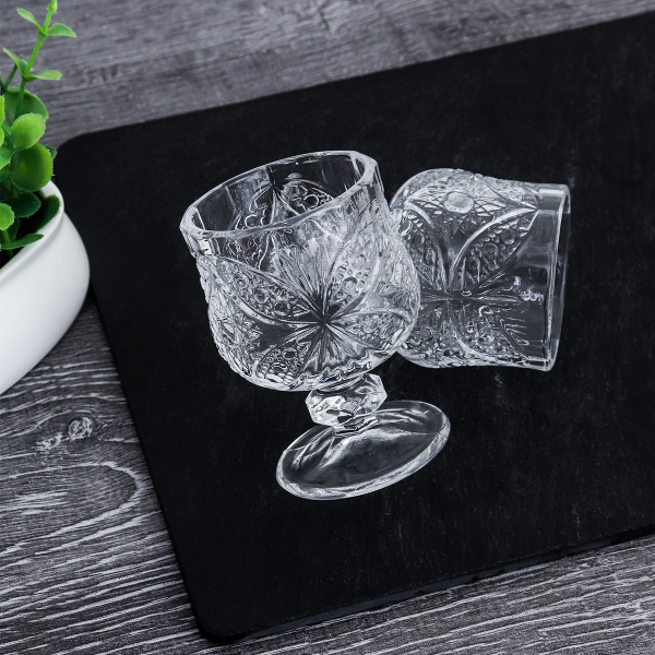 Рюмка 6 штук 50 мл бочонок Бабочка / Р-1601 /уп 24/