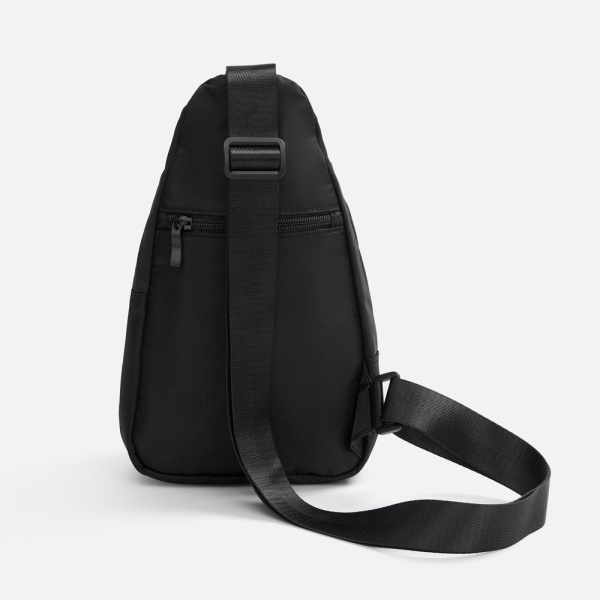 Спортивный кросс-боди рюкзак Bagventure, черный, 30х22x10 см