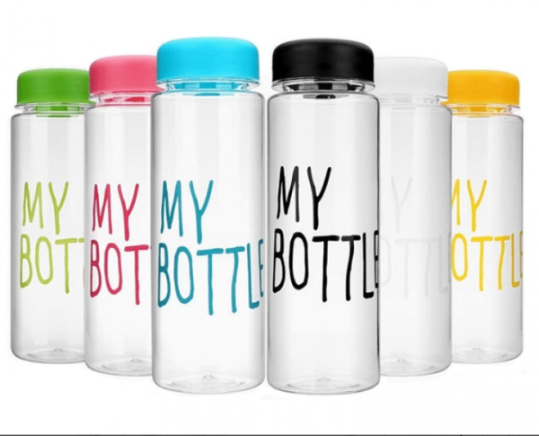 Пластиковая бутылка My Bottle (500 мл). Цвет MIX