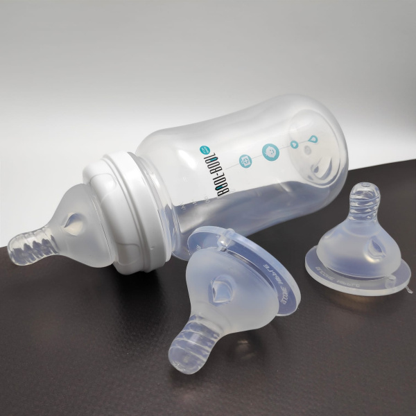 Силиконовая соска (комплект 2 шт) BABY FLOW с отверстием размера Х (густые смеси) с 6 месяцев