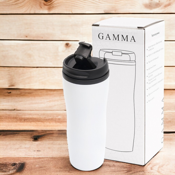 Термокружка металлическая Gamma 420 мл. с матовым покрытием